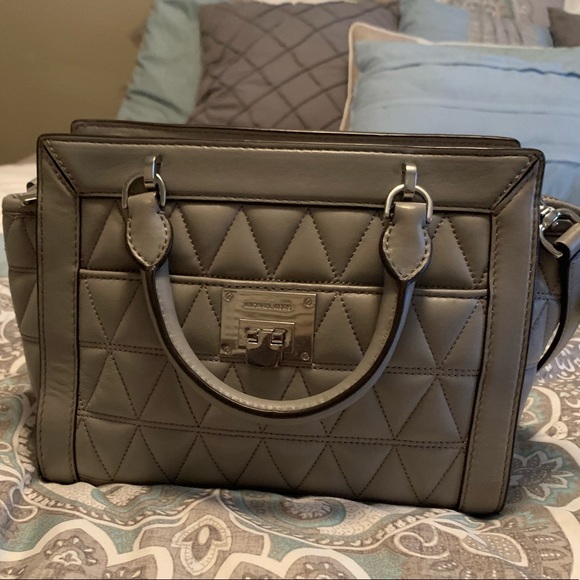 Michael Kors Handbags - Michael Kors Light Grey Bag